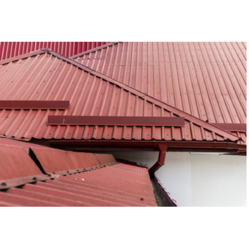 Corrugated steel sheet for roofing